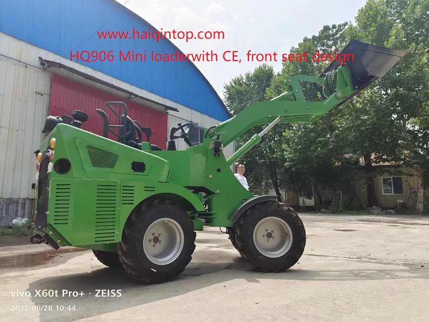 The mini loader using way and maintenance ,mini hoflader with CE