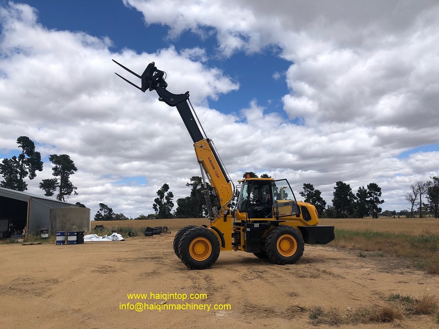 Strong 3.5ton Telescopic Loaders HQ935T worked at Foreign countries