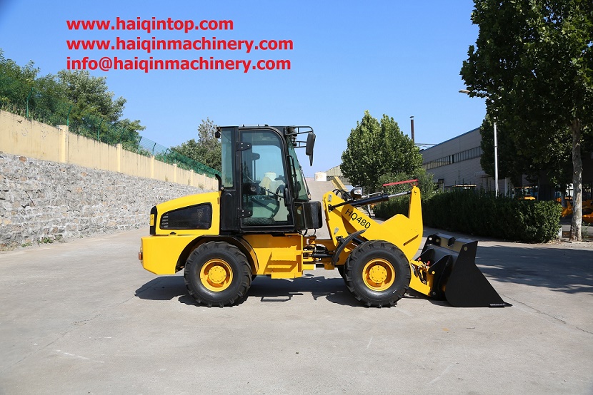 HaiqinTop New designed Wheel loader HQ480 sold in Europe Market