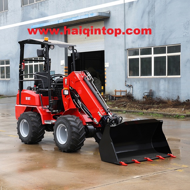 small wheel loader,articulated mini loader,hzm loader maintenance normally !