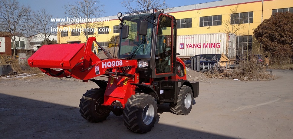 Wheel loader technical maintenance.