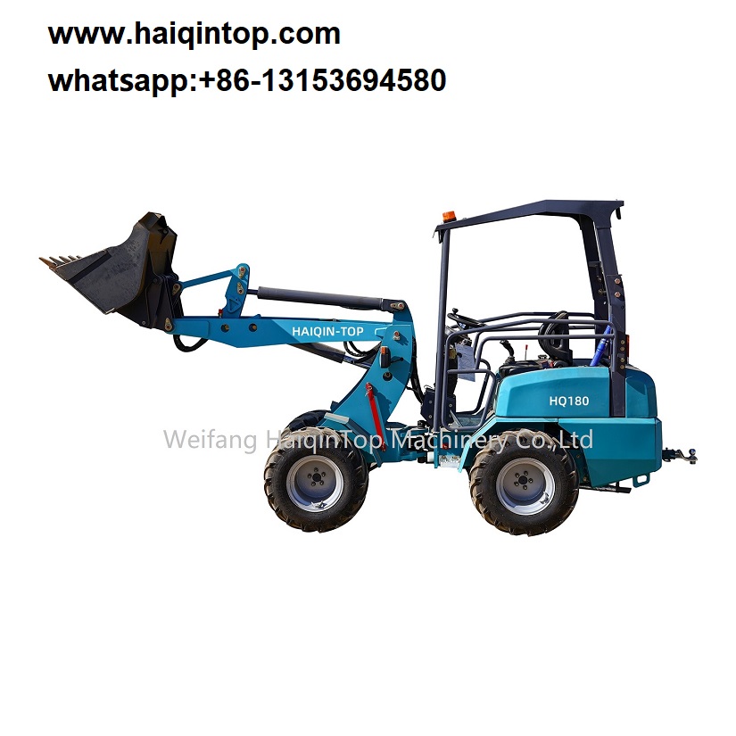 mini loader 1.0 ton with CE,frotal loader for sales, lovol 920 with euro 5 engine