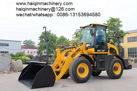 HUAYA EX180 mini loader with CE,laigong wheel loader maintenance way