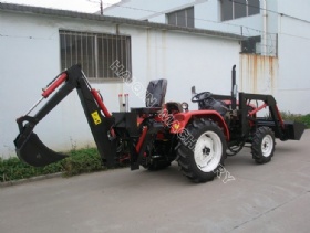 Tractor front loader and Backhoe