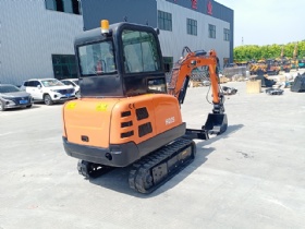 Small Crawler Excavator HQ25 with CE, Cabin. Mini digger with Euro 5 engine
